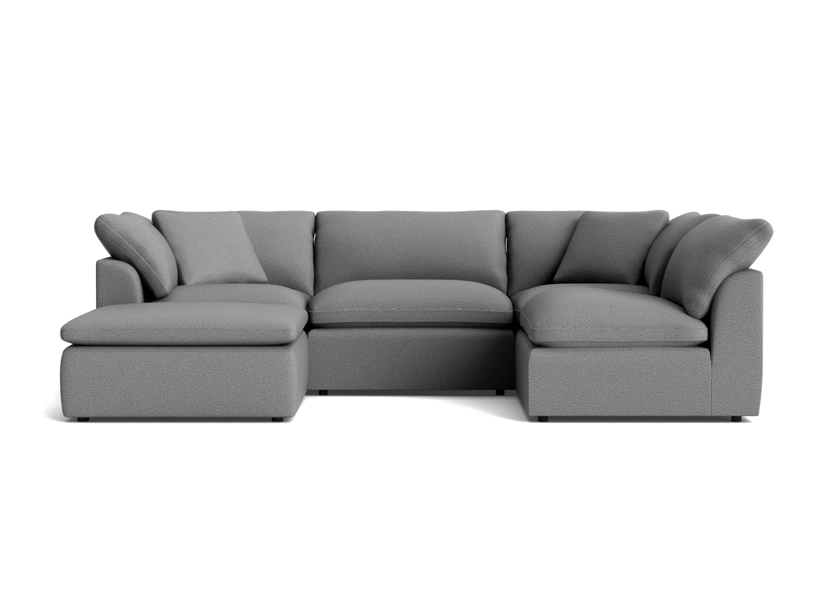 Bryant Slipcovered Modular U-Sofa Bumper Sectional